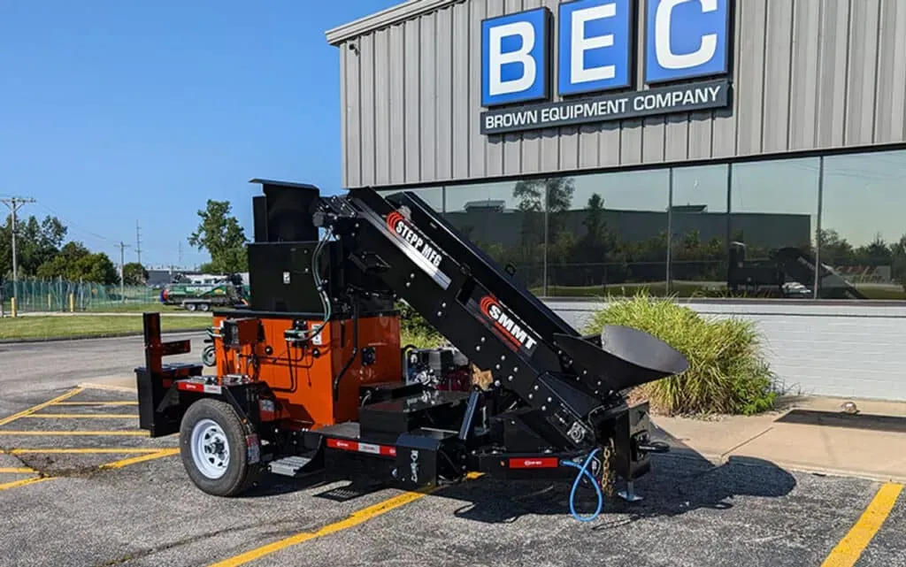 asphalt pothole patching machine at BEC.