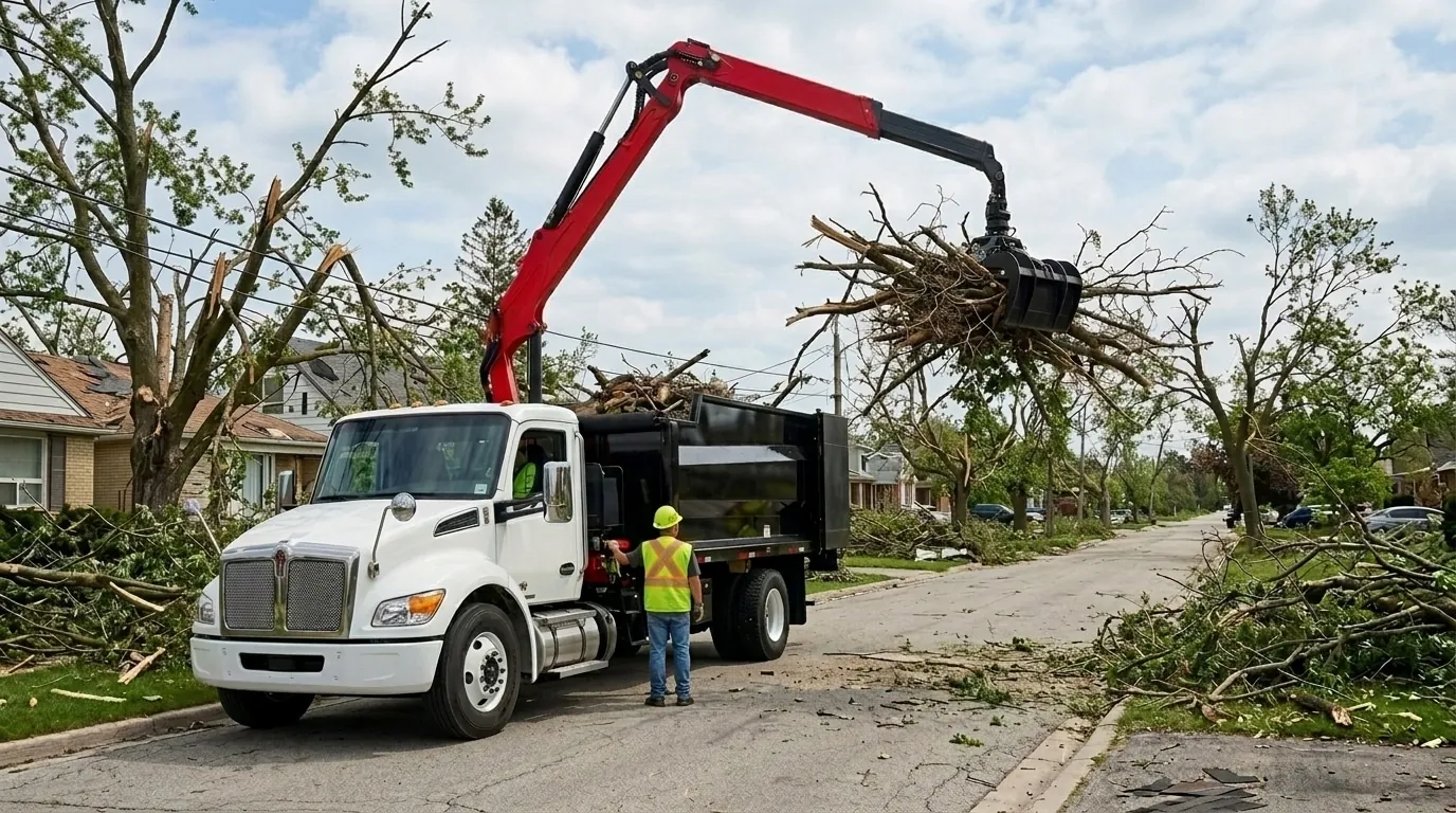 How to Choose a Grapple Truck for Municipal and Contractor Debris Work ...