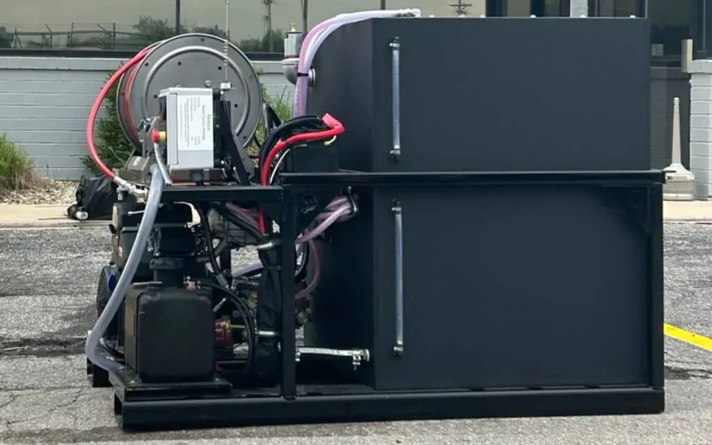 Industrial sewer jetter designed for innovative sewer solutions and efficient operations.