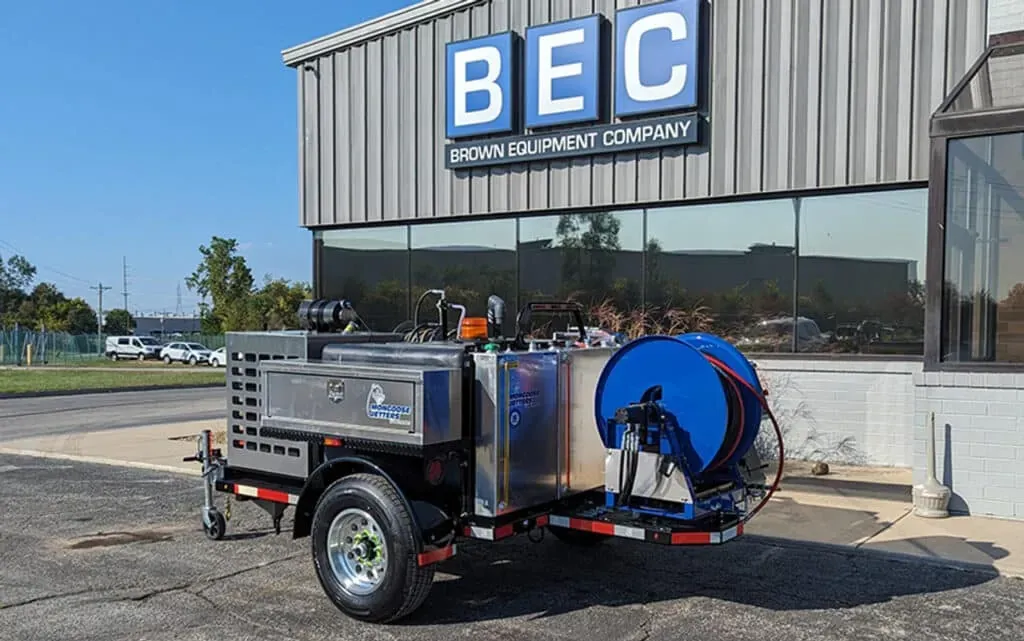 High-performance sewer jetters for sale at BEC 