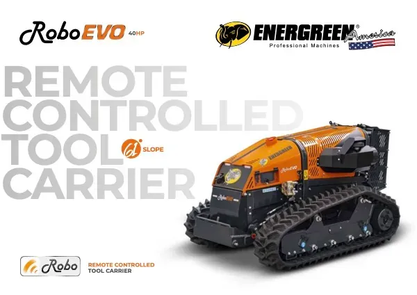 Energreen RoboEVO Remote-Controlled Slope Mower cover