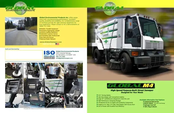 Global Environmental M4 Mechanical Sweeper cover