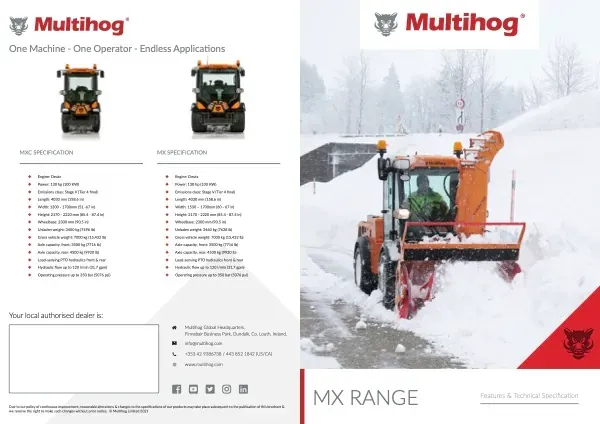 Multihog MXC Compact Multi-Purpose Tractor cover